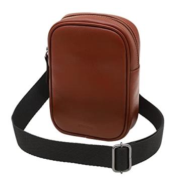 Imagem de Bolsa Masculina Shoulder Bag De Couro Bovino Legítimo Couro50 Araçá (Whisky)