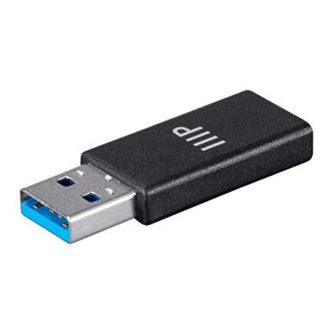 Imagem de Monoprice Adaptador USB-C fêmea para USB-A macho 3.1 geração 2 - velocidades de transferência de dados de até 10 Gbps através de uma conexão compatível