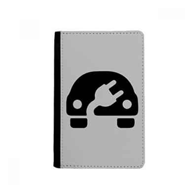 Imagem de Mais sinal menos veículos energéticos proteger o meio ambiente porta passaporte notecase burse carteira capa cartão bolsa, Multicolor