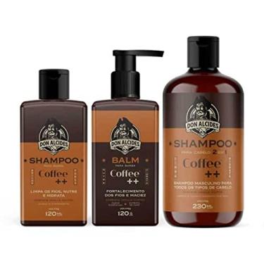 Imagem de Kit Coffe - Shampoo, Shampoo 2 Em 1 E Balm - Don Alcides