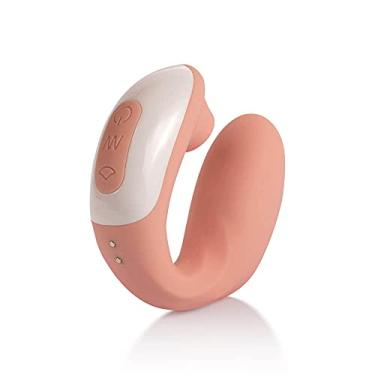 Imagem de Flex Vibrador e Sugador de Clitóris e Ponto G Rosa 5 Modos Sucção 10 Vibrações