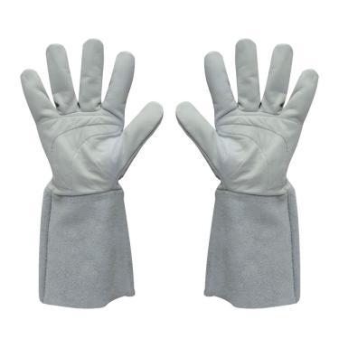 Imagem de Luva Proteção De Raspa C/Palma Em Vaqueta Cano 20cm Tam.10 GG Ca 31593 - Safex