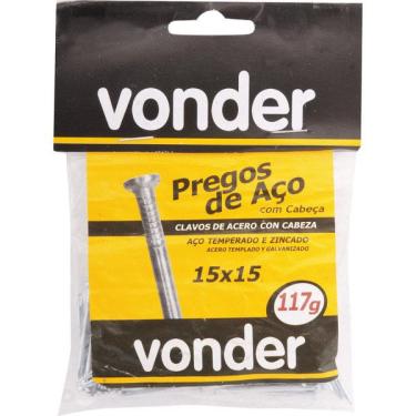 Imagem de Prego de Aço 15 x 15 117g 100 Peças - Vonder
