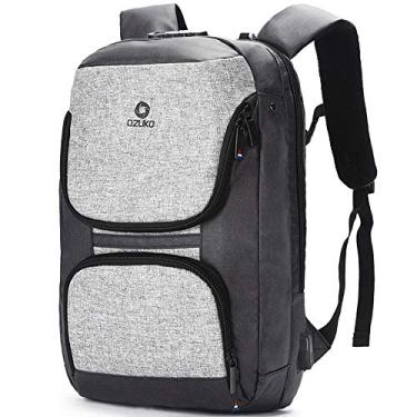 Imagem de Mochila de ombro Mochila masculina Mochila multifuncional ao ar livre, tecido de poliéster de alta densidade à prova d'água