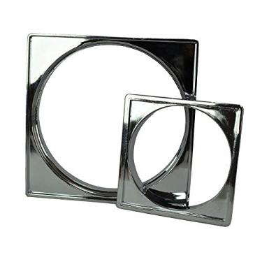 Imagem de Porta Grelha Quadrado ABS (150 mm, Cromado)