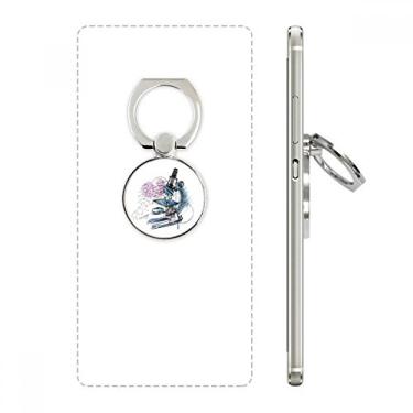 Imagem de Suporte de anel de telefone para microscópio Chemistry Kowledge Suporte ajustável