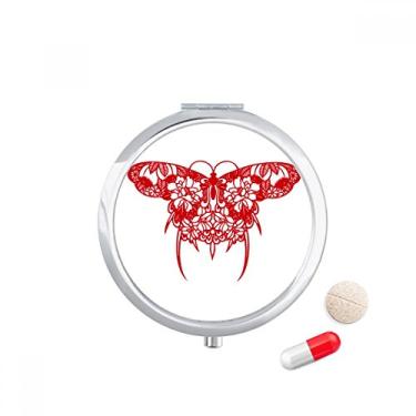 Imagem de Caixa de armazenamento de medicamentos para corte de papel de pipa de cultura tradicional chinesa