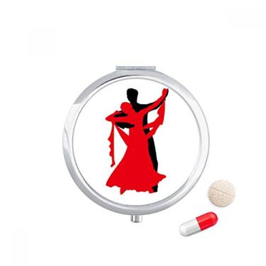Imagem de Dançarina Duet Dance Social Dancing Pill Case Pocket Medicine Storage Box Dispenser Recipiente