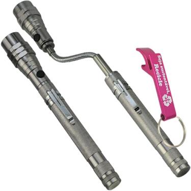 Imagem de Lanterna de LED Telescópica Flexível Pointer com Imã Prata + Chaveiro CBRN16303