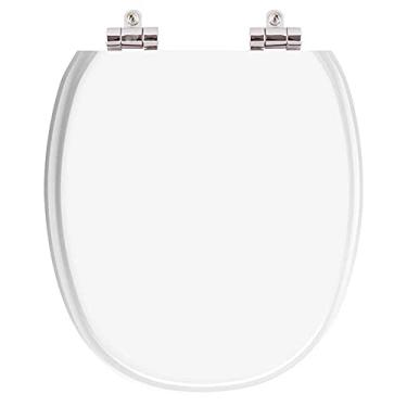 Imagem de Assento Sanitario Poliester Soft Close Ascot Neve (branco) para vaso Ideal Standard