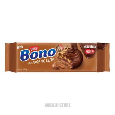 Imagem de Biscoito Bono Doce De Leite Recheado Coberto 109G - Nestlé