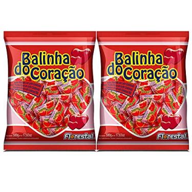 Imagem de Kit C/2 Bala Coracao 500g Florestal