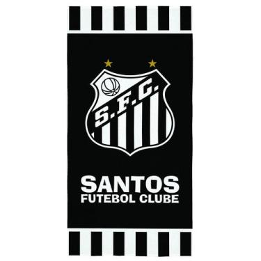 Imagem de Toalha De Time Futebol Clube Santos Licenciado Banho Praia - Lepper