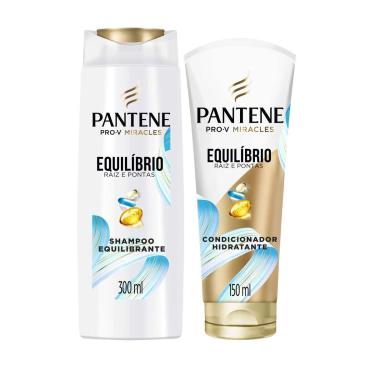 Imagem de Kit Pantene Equilíbrio Shampoo 300ml + Condicionador 150ml 300ml + 150ml