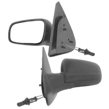 Imagem de Par Retrovisor Gol G3 G4 99 a 2008 2 Portas Preto C/Controle