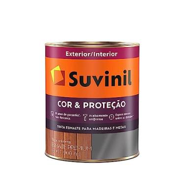 Imagem de Tinta Esmalte Fosco Cor e Proteção Suvinil 900 ml Preto