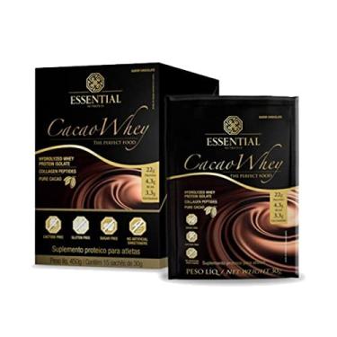 Imagem de Essential Nutrition Whey Protein Cacao 30G (450G) Sache C15 Cacau - Essential Foods
