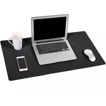 Imagem de Kit Mousepad 70X30Cm Grande Couro P U + Suporte Fone Ouvido