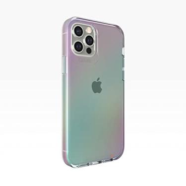 Imagem de GEAR4 Capa Crystal Palace Wilma compatível com iPhone 12 Plus/iPhone 12 Pro 6.1, proteção avançada contra impactos com tecnologia D3O integrada, antiamarelamento, capa para celular – Irridescente