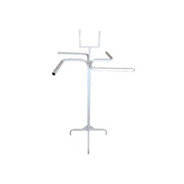 Imagem de Arara Em Metalon Quadrada C- Porta Preço Branco