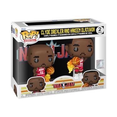 Imagem de Funko Pop! NBA JAM: Rockets - Clyde Drexler and Hakeem Olajuwon 2-Pack