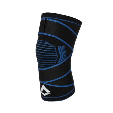 Imagem de Joelheira de Compressão Sense com Faixa - Tecnologia Knit 3D Alasca (P, Azul)