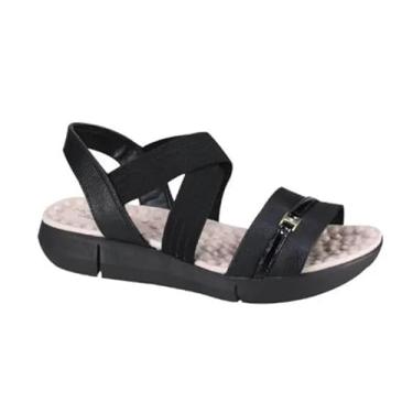 Imagem de Sandália Modare Para Esporão Massageador Anabela 7142.102 Cor:Preto;Tamanho:34