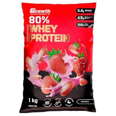 Imagem de Whey Protein 1k - Growth Suplements (Morango)