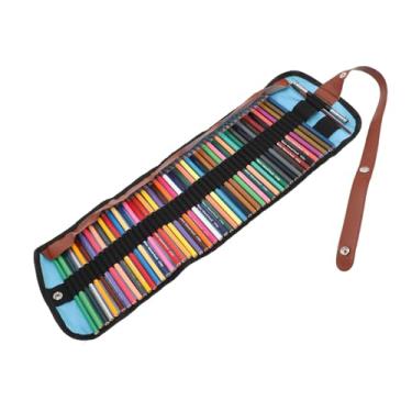 Imagem de Conjunto de Lápis Aquarela de 50 Cores, Kits de Lápis de Desenho Profissional de Madeira Portátil Com Pigmentos Ricos Materiais de Arte Adequados para Artistas Iniciantes e Adultos