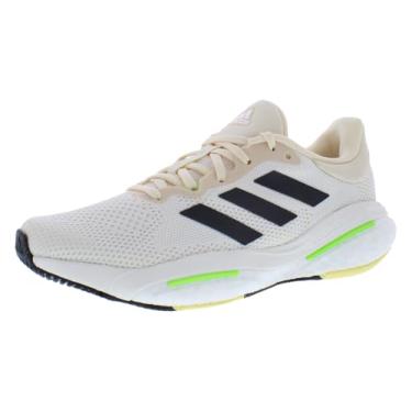 Imagem de adidas Tênis de corrida feminino Solar Glide 5, Branco/castanho/preto, 36