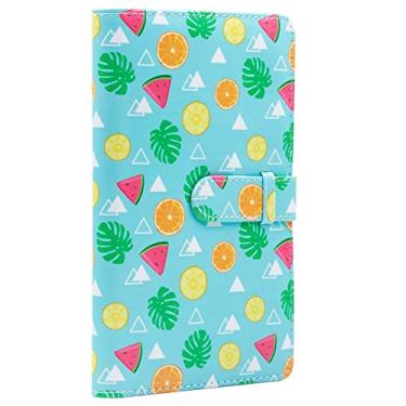 Imagem de Ablus Álbum de fotos com 96 bolsos para câmera instantânea Fujifilm Instax Mini 11, 90, 70, 9, 8+ e LiPlay, Polaroid Snap, SnapTouch PIC-300 Z2300 e impressora instantânea Zip (frutas)