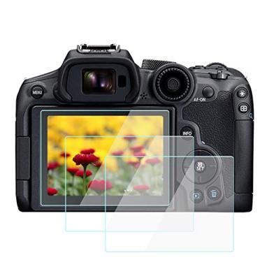 Imagem de WH1916 Protetor de tela compatível com câmera Canon EOS R7 R6, vidro temperado 9H, antiarranhões, antibolhas, ultratransparente (pacote com 3)