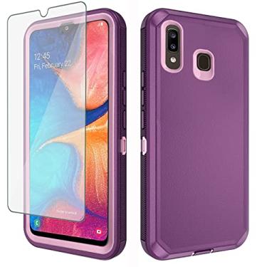 Imagem de Asuwish Capa de telefone para Samsung Galaxy A20 A30 A50 com protetor de tela e capa de celular híbrida à prova de choque acessórios de proteção Gaxaly M10s A50S A30S A 30 50 50S 30S 20A S50 50A