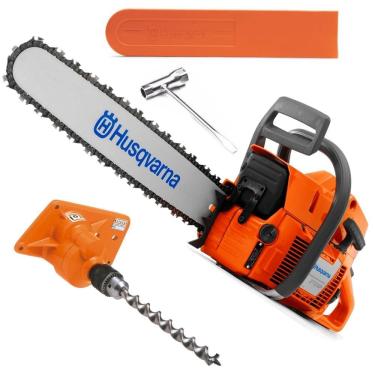 Imagem de Motosserra 272xp Sabre 13 Poleg 72,2cc Com Furadeira Mourão