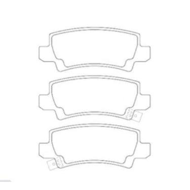 Imagem de Pastilha De Freio Corolla 1.8 Traseira Sistema Trw Pistao Ferro Fundid