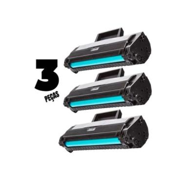 Imagem de 3x Toner P/impressora Mfp137fnw 135w 107w 135a 107a Com chip - Ares / 