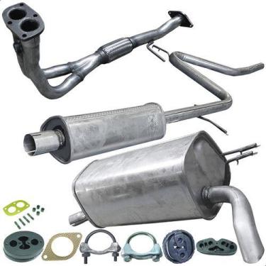 Imagem de Escapamento Completo Palio Weekend 1.5 8v 1997 2000 - ScapJá