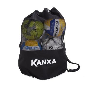 Imagem de Porta Bola Futebol Bolsa Saco Futsal Voley Bolas Original Kanxa, Único