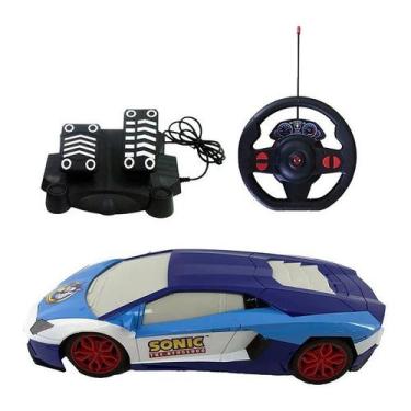 Imagem de Carro Controle Remoto Sonic Master Piloto Recarregavel Candide