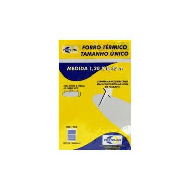 Imagem de Capa forro p/ tabua de passar metalizado c/ espuma unico 1,20 x 0,45m 