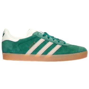 Imagem de adidas Gazelle Tênis infantil grande, Verde universitário bege, 37 BR