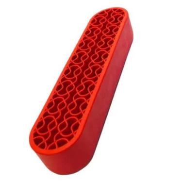 Imagem de Porta Pinças Vermelho Suporte de Pincel de Maquiagem, Cosméticos de Me