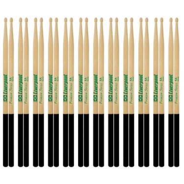 Imagem de Baqueta Liverpool Premium Series 12 Pares Ponta de Madeira, 5A
