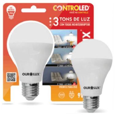 Imagem de Lâmpada Led Bulbo Controle 9W Tonz Luz - OUROLUX (20490)