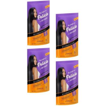 Imagem de Hene em Gel Pelucia 04x180gr Preto Forte (Preto Azulado) Pouch Embelle