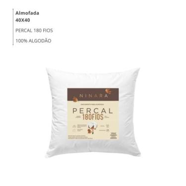 Imagem de Enchimento Recheio Almofadas Refil 40x40 Percal 180F Br Ninara