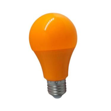 Imagem de Lâmpada LED Bulbo A60 9W Anti-Inseto Laranja E27 Bivolt - Galaxy