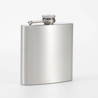 Imagem de Cantil de bolso inox garrafa whiskeira whisky bar - QPORRETA