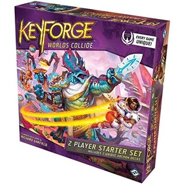 Imagem de KeyForge Worlds Collide Two Player Starter Set | Fast-Paced Card Game | Strategy Game for Adults and Teens | Ages 14+ | 2 Players | Average Playtime 45 Minutes | Made by Fantasy Flight Games