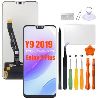 Imagem de Substituição para Huawei Y9 2019 | Aproveite a tela LCD 9 Plus para JKM-LX1 JKM-LX2 JKM-LX3 JKM-AL00 JKM-TL00 JKM-AL00a JKM-AL00b LCD Touch Screen Display Panel Digitalizador Assembly com kit de